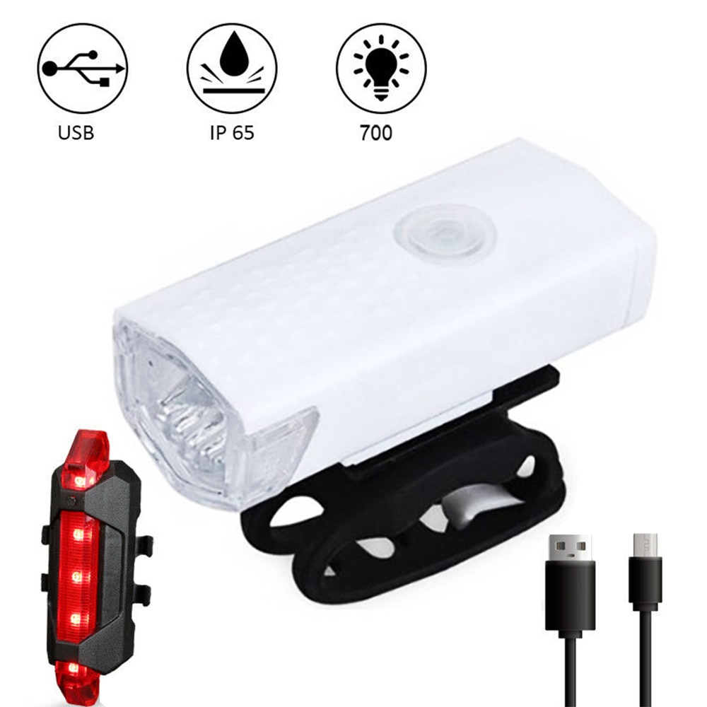Đèn LED Cảnh Báo An Toàn Sạc Usb Gắn Đuôi Xe Đạp Leo Núi