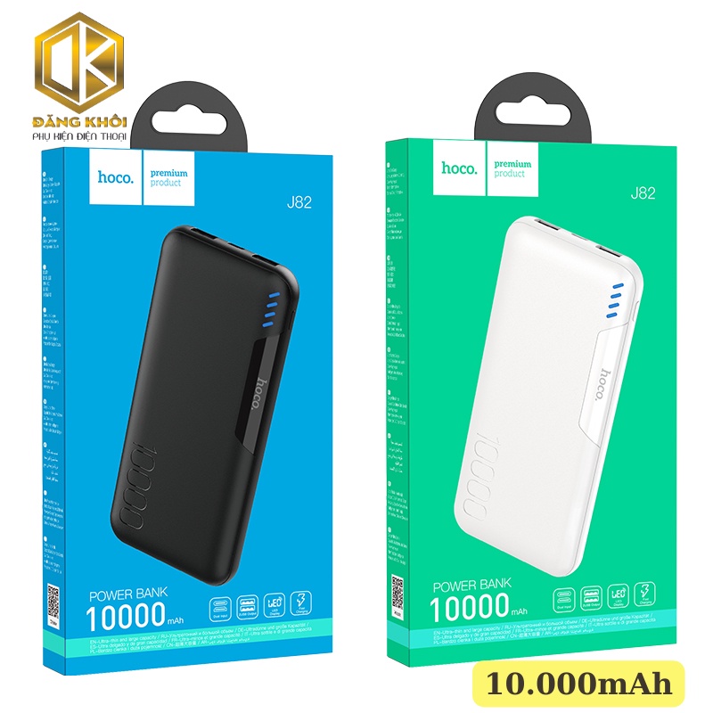 Sạc Dự Phòng Hoco J82 10000mAh Chính Hãng