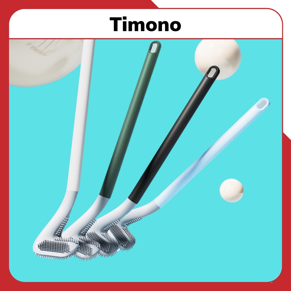 Chổi cọ nhà vệ sinh silicon, chổi nhà tắm cọ toilet OENON cao cấp, siêu sạch kiểu treo tường đa năng