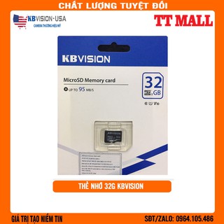 Thẻ nhớ 32g kbvision - tốc độ lên tới 95mb/s