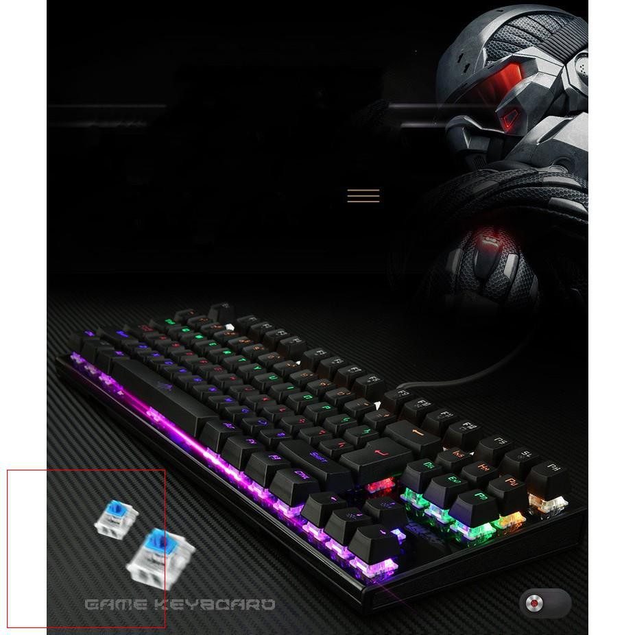 Keyboard Bàn Phím Chuột Máy Tính, Bàn Phím Cơ K28 Pro 10 Chế Độ Led Chơi Game Siêu Đỉnh, Hàng Chính Hãng