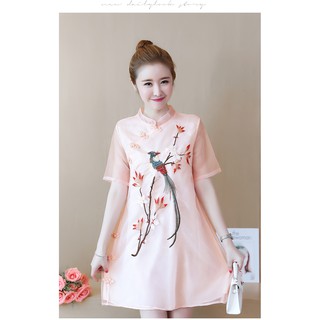 Đầm suông big size quảng châu D1064