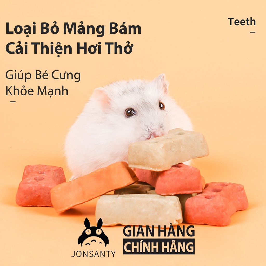 Snack cho thú cưng nhỏ hãng JONSANTY, chuột hamster, sóc bay, nhím kiểng, chim, bọ ú hộp mới mẫu mới