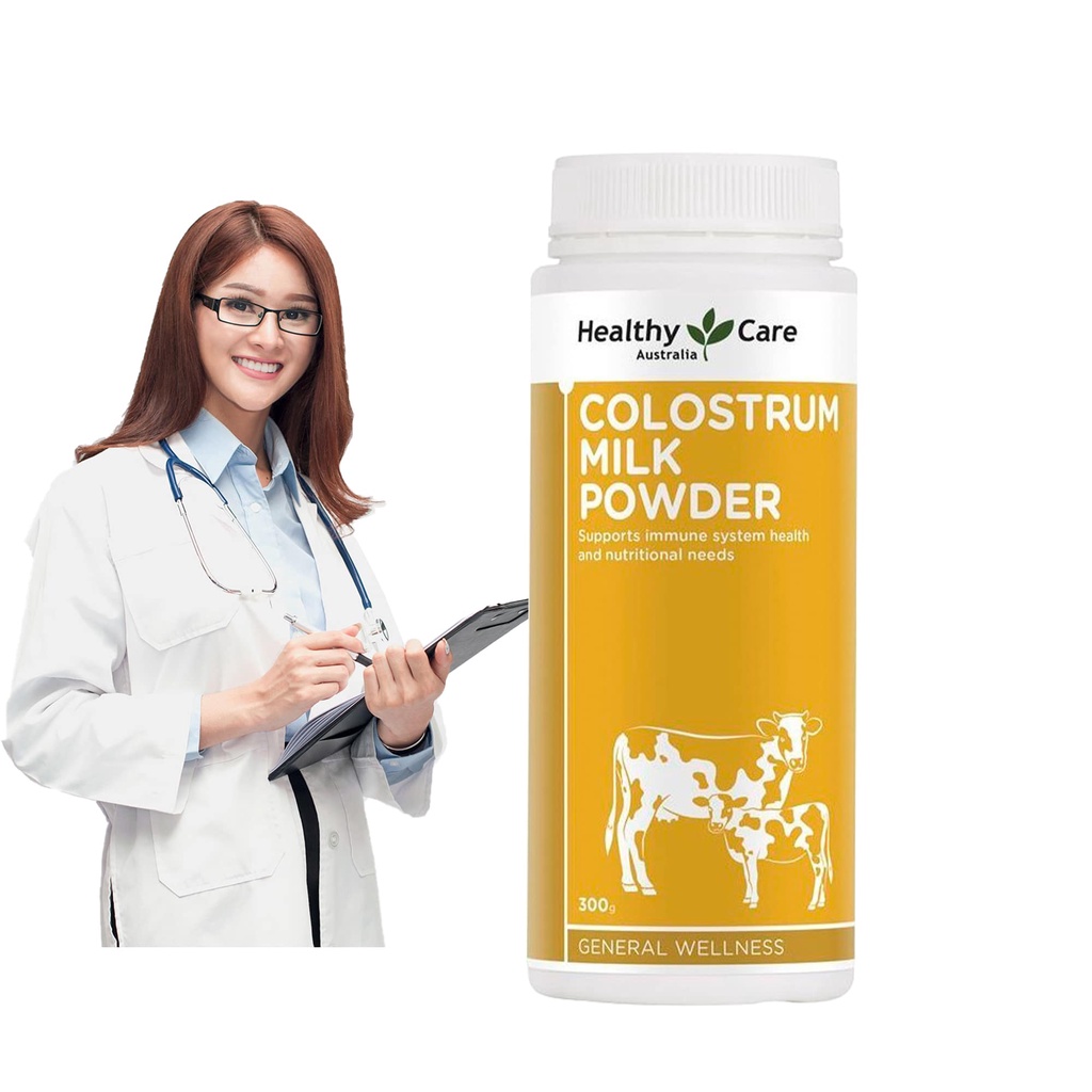Sữa non Healthy Care colostrum milk powder 300g tăng kháng thể lgG Beautimax