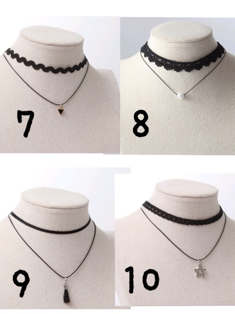 Vòng chocker nhiều mẫu