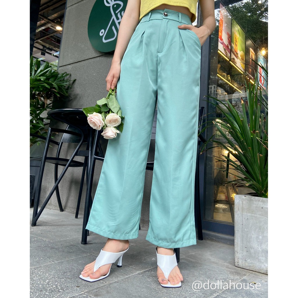 Quần tây ống rộng thời trang Hàn Quốc mẫu 748 | BigBuy360 - bigbuy360.vn