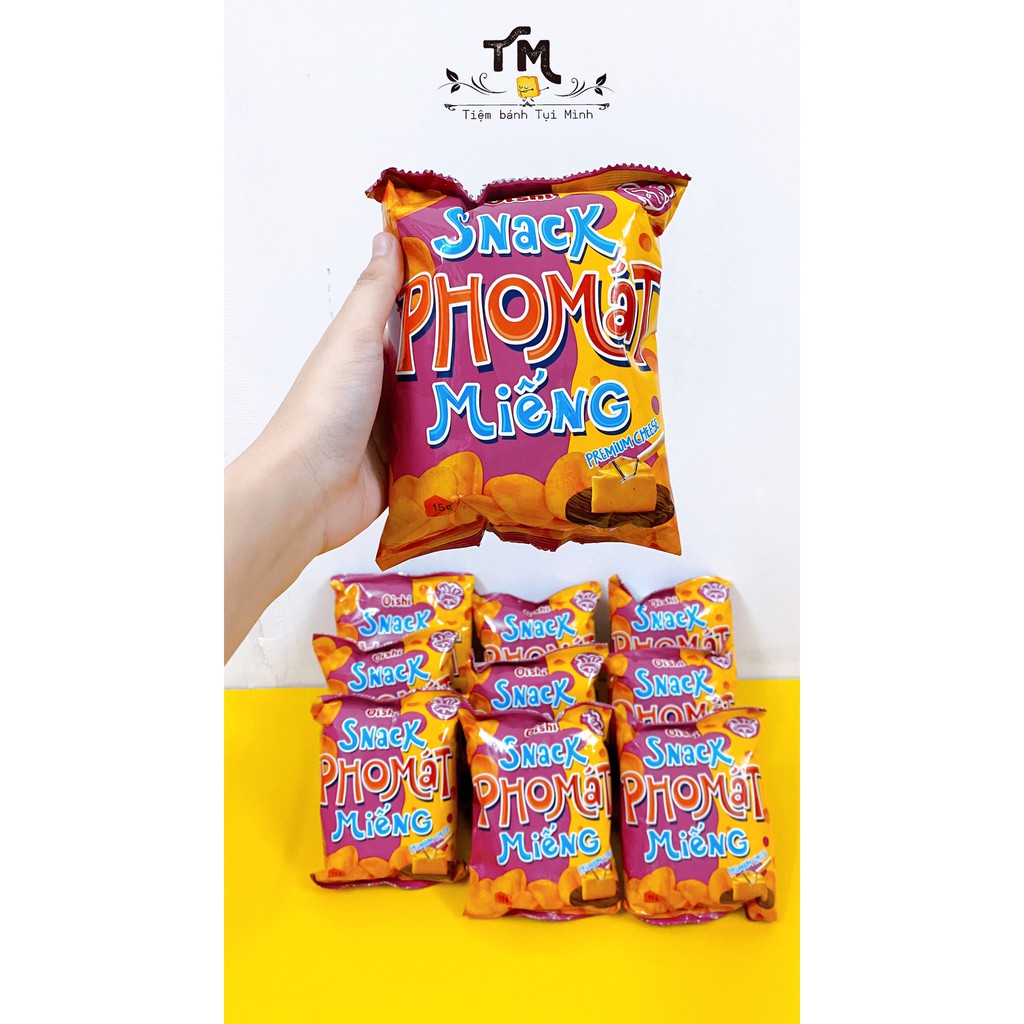 [10 gói] Bánh Snack Phô mai miếng 15g