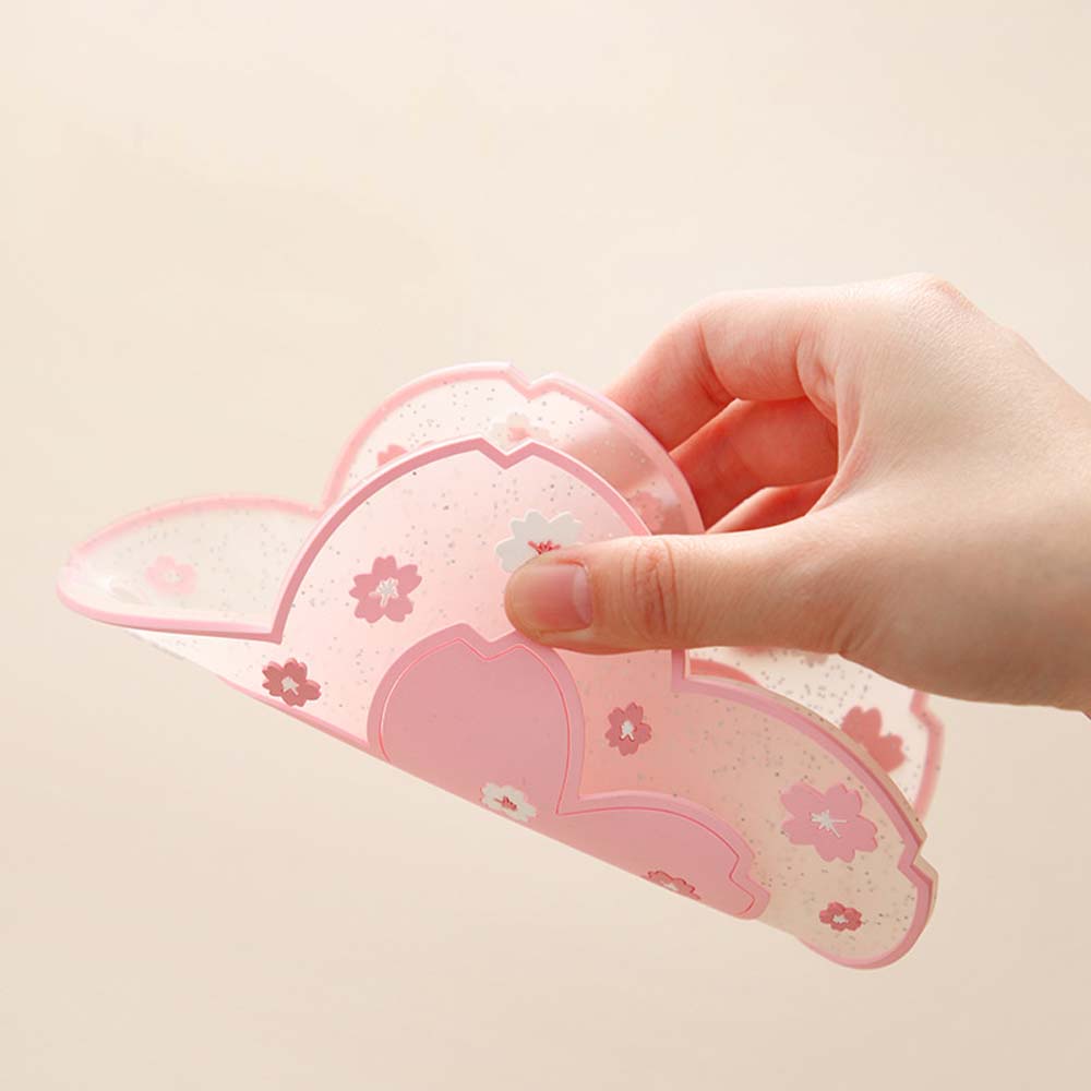YIYU Miếng Lót Ly Pvc Chống Trượt Cách Nhiệt In Hình Hoa Anh Đào Thông Dụng
