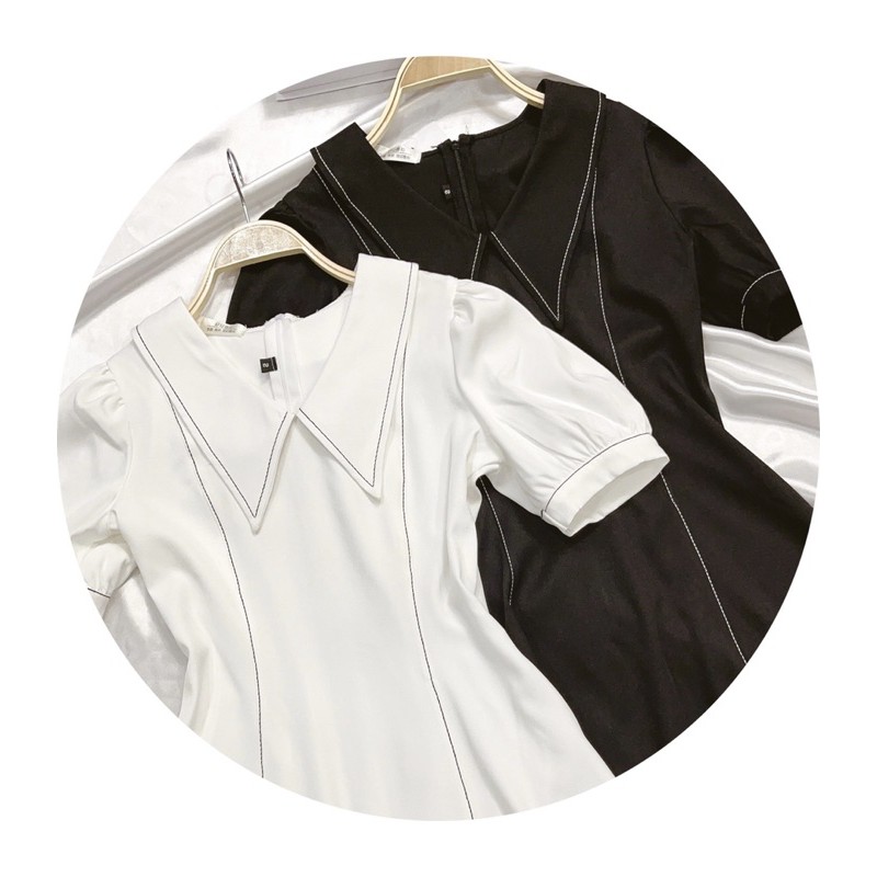 [Mã WASTMAY giảm 15% tối đa 30K đơn 150K] BÁN SỈ VÁY XOÈ VIỀN CHỈ 2 MÀU ĐEN TRẮNG CHO NỮ | BigBuy360 - bigbuy360.vn