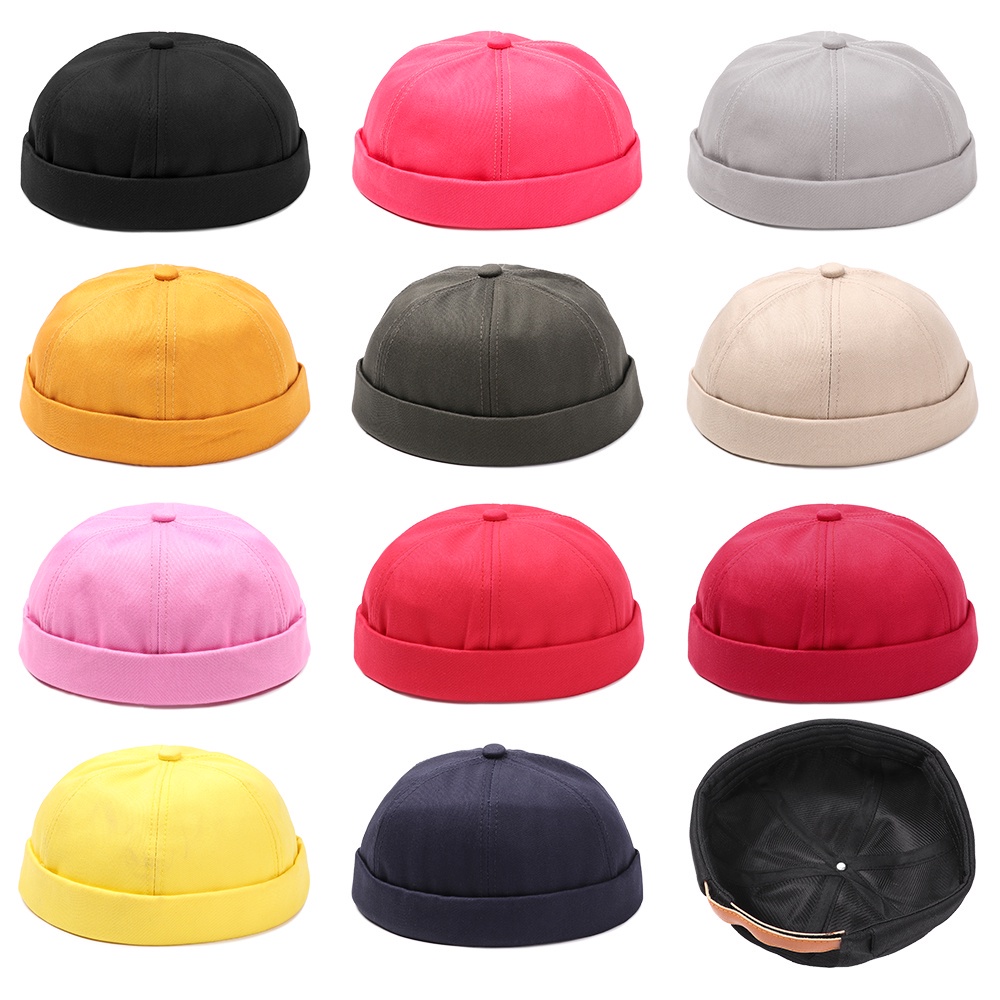 Mũ Lưỡi Trai Cotton Không Vành Phong Cách Hip Hop Thời Trang Mùa Hè Cho Nam Và Nữ