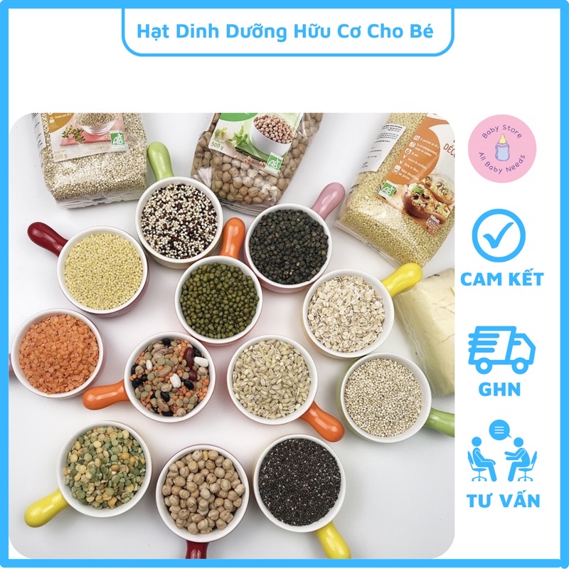 Hạt Và Đậu Hữu Cơ Markal Tách Lẻ 100g Cho Bé Ăn Dặm