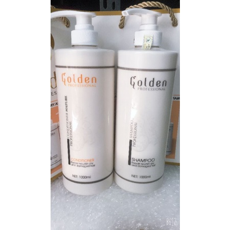 Dầu gội xả golden hương thơm nước hoa văn phòng 1000mlx2