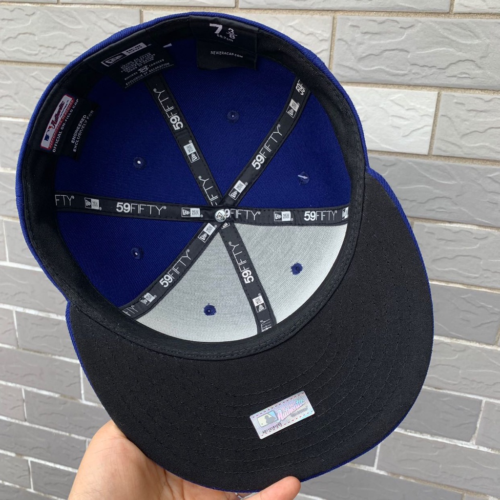 Mũ Bóng Chày N.E.R.A Dodgers fully Cho Nam Giới 5 9 F.I.F.Tand tide M.l.b flat Wing