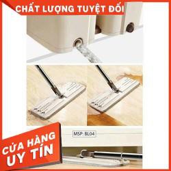 [Xả kho + free ship] Chổi lau nhà 360 gạt nước kèm thùng và bông lau.Bông lau có thể thay thế