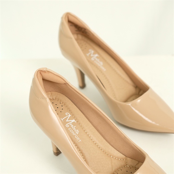 [Joiehome] Giày cao gót da trơn đế siêu êm ái