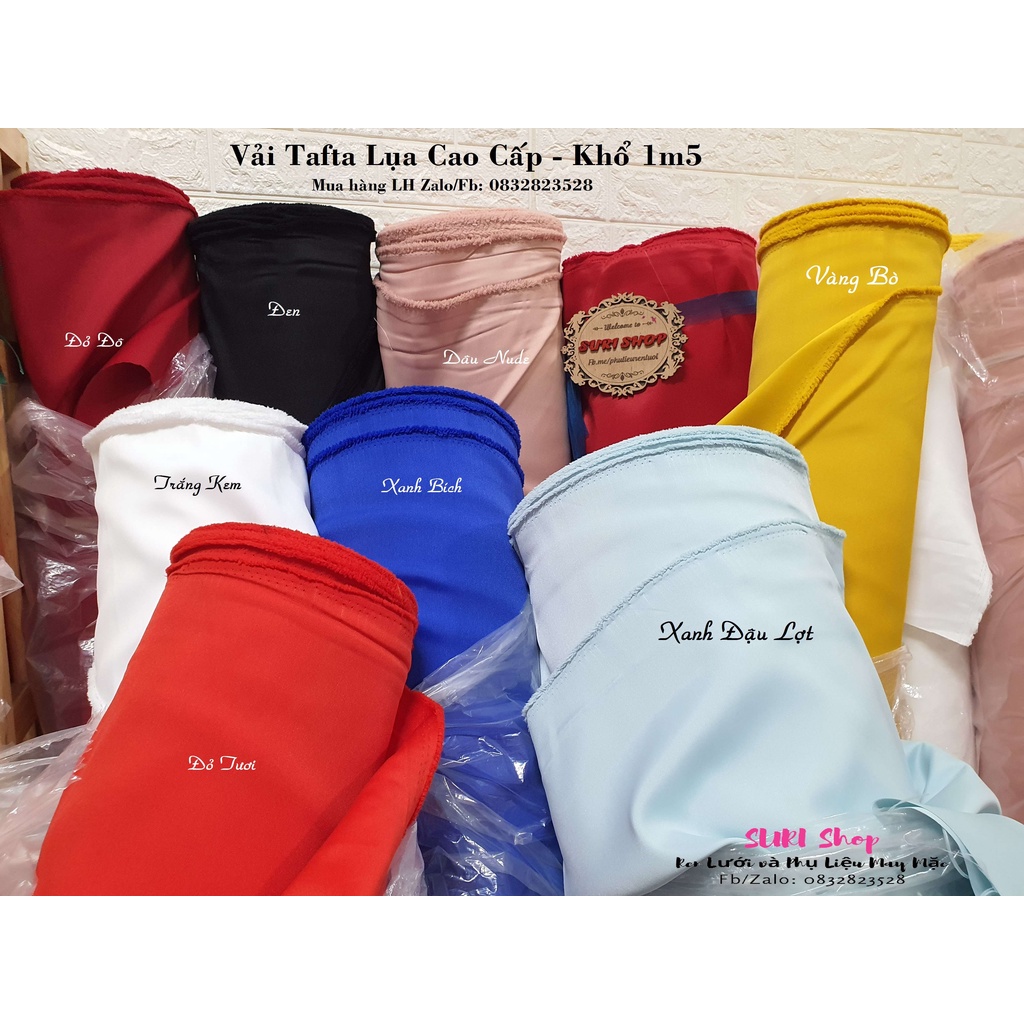 VẢI TAFTA LỤA CAO CẤP