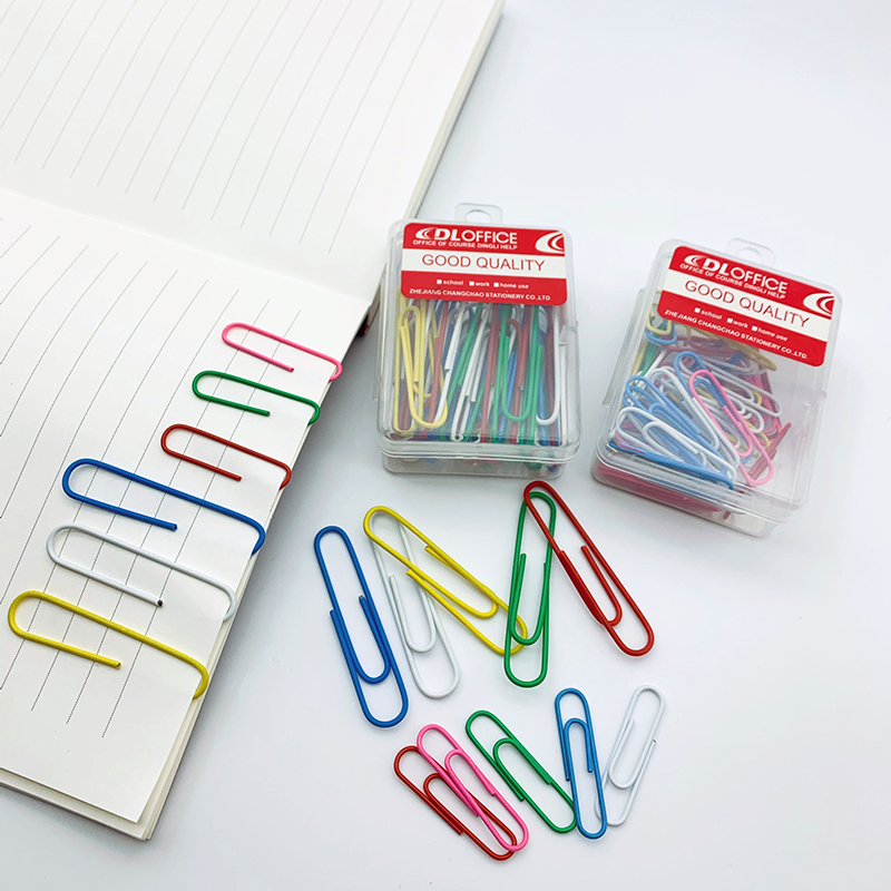 Stationery, Paper Clip, Silver / multicolor, 33mm / 55mm size【lyfs】