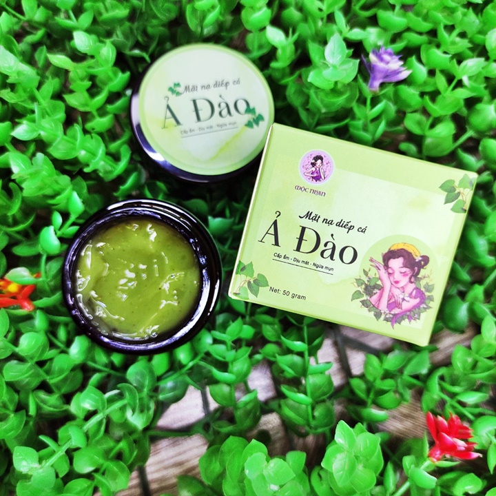 [Sỉ-Rẻ] Mặt Nạ Diếp Cá Ả Đào 50g Ngừa Mụn, Thải Độc, Giảm Sưng Đỏ – Yu643 [Lẻ-Sỉ]