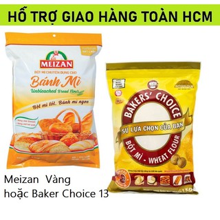 Bột mì số 13 Baker's Choice 1kg / Bột bánh mì Meizan 13 Vàng 1kg chuyên dụng bánh mì
