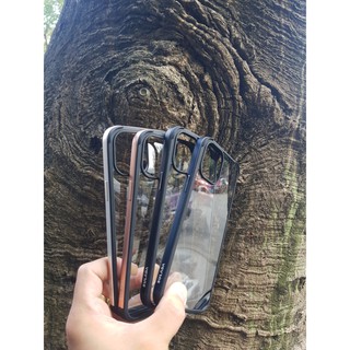Ốp iphone 12 Ốp lưng kính trong suốt SULADA viền dẻo cho iPhone 12/ mini / pro /max