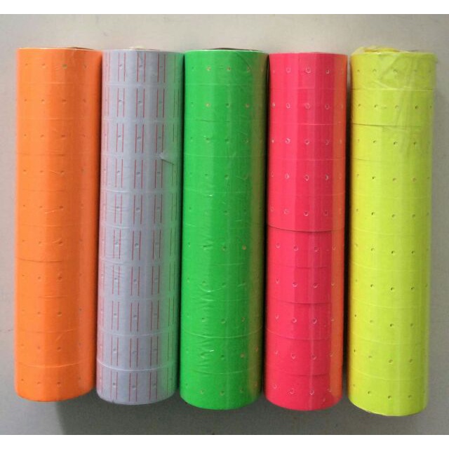 Giấy dán giá, Cây 10 cuộn giấy ghi giá, hàng đẹp, keo dán chắc - Soleil