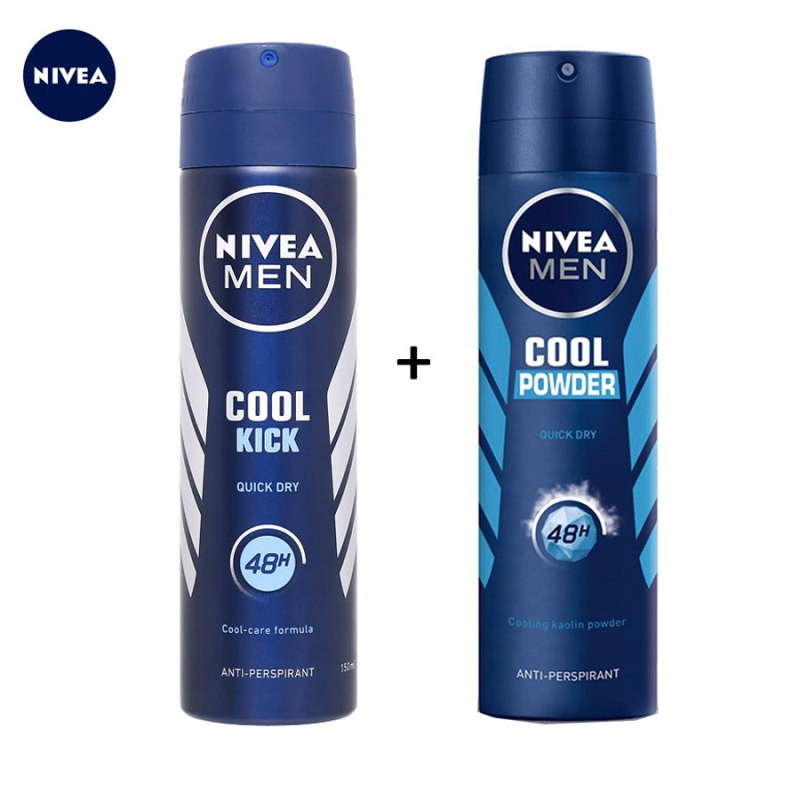 COMBO 2 CHAI XỊT KHỬ MÙI NIVEA MEN 150ML/CHAI