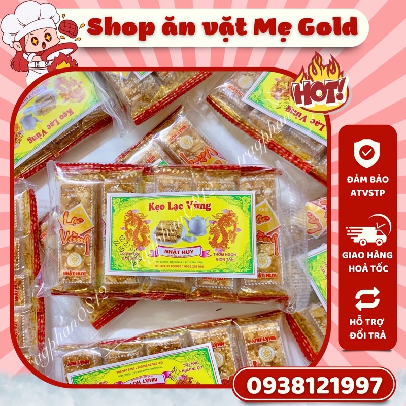 Kẹo lạc vừng truyền thống (lốc 10 thanh)