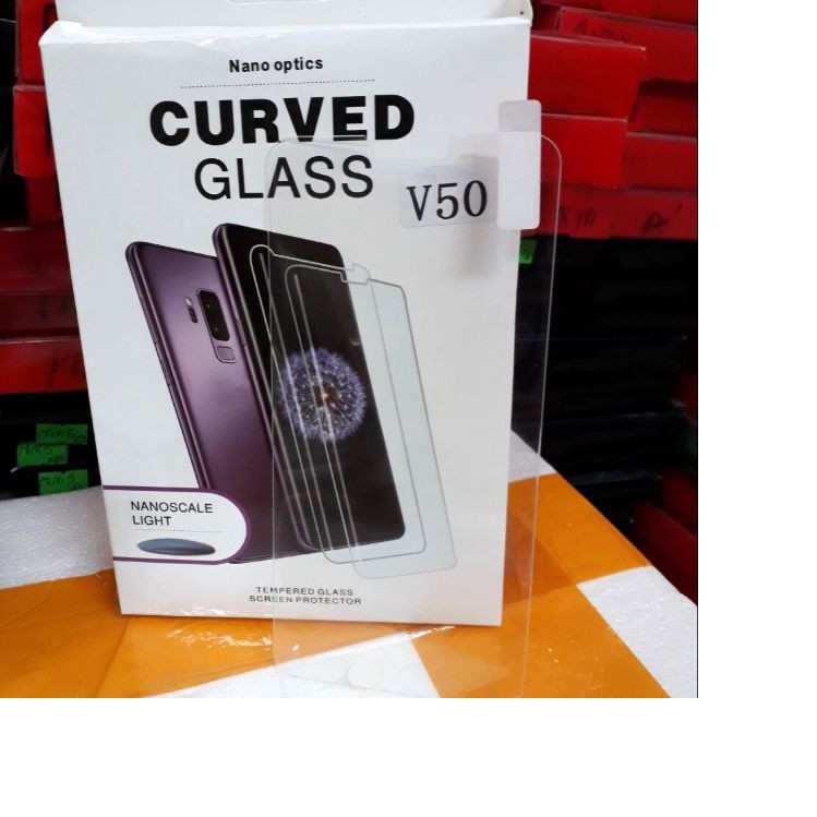 Dán kính cường lực full màn full keo UV LG V50 Hàng sịn giá rẻ