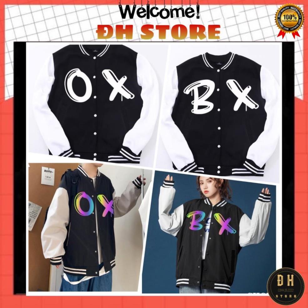 🍓 Áo BOMBER Bóng Chày OX BX PHẢN QUANG Siêu Đỉnh_ 👍 Style Hàn Siêu Hot 2 SIZE (L-XL) .