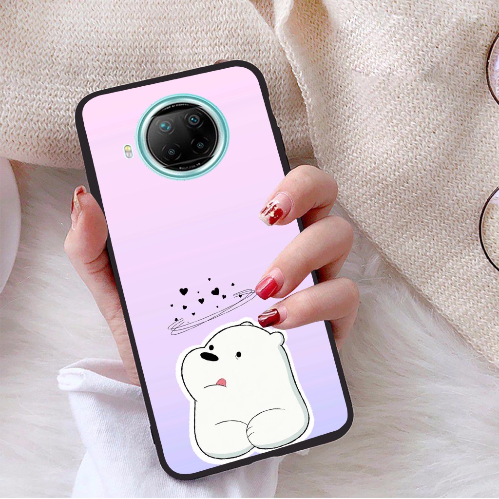 Ốp lưng Xiaomi Redmi Note 9 Pro 5G viền dẻo TPU BST Gia Đình Nhà Gấu