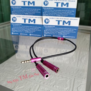 Cáp chia âm thanh 1 ra 2