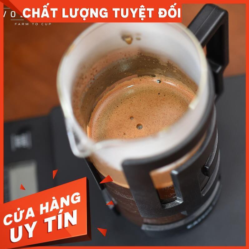 Bình pha French Press màu đen 350ML -Thucoffee