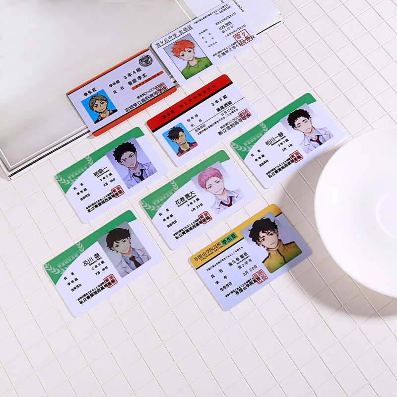 Thẻ Id Anime Haikyuu Hinata Shoyo