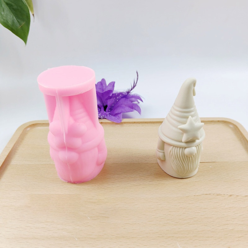 Khuôn Silicone Làm Đất Sét Tạo Hình Ông Già Noel