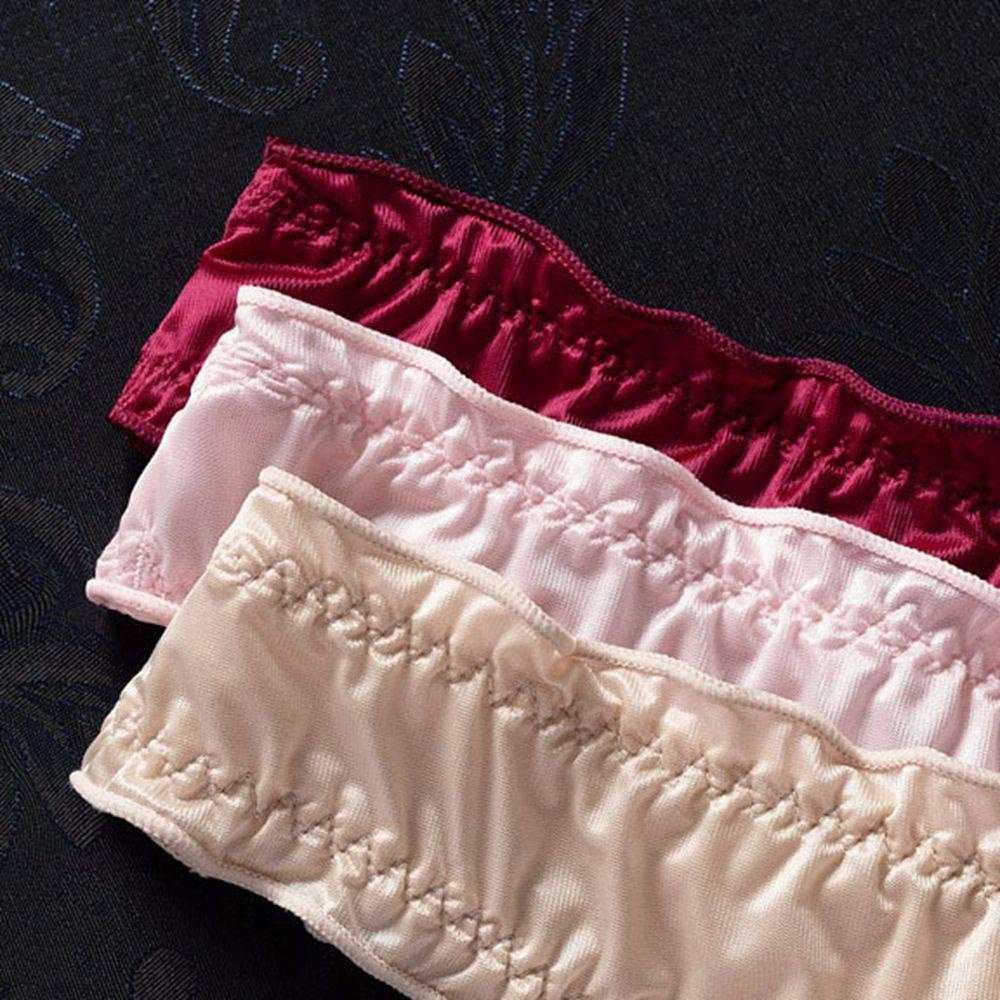 OCEANMAP Quần Lót Cotton Lụa Mềm Lưng Thấp Phối Bèo Quyến Rũ Cho Nữ