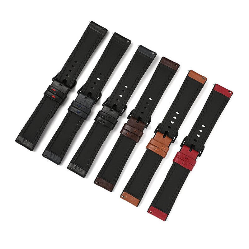 Dây Đeo Bằng Da Thật 22mm Cho Đồng Hồ Huawei Honor Magic Watch 2 Gt 2 46mm Gt 42mm