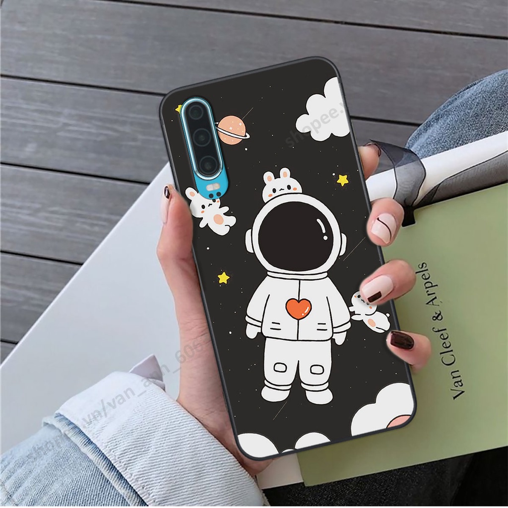 Ốp Huawei P30 / P30 Pro hình bầu trời, phi hành gia đẹp, ốp lưng điện thoại huawei viền dẻo cao cấp