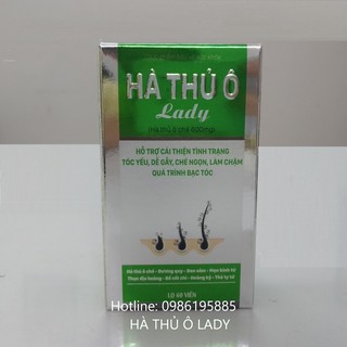 Hà Thủ ô Lady - Chăm sóc Tóc Bạc hiệu quả