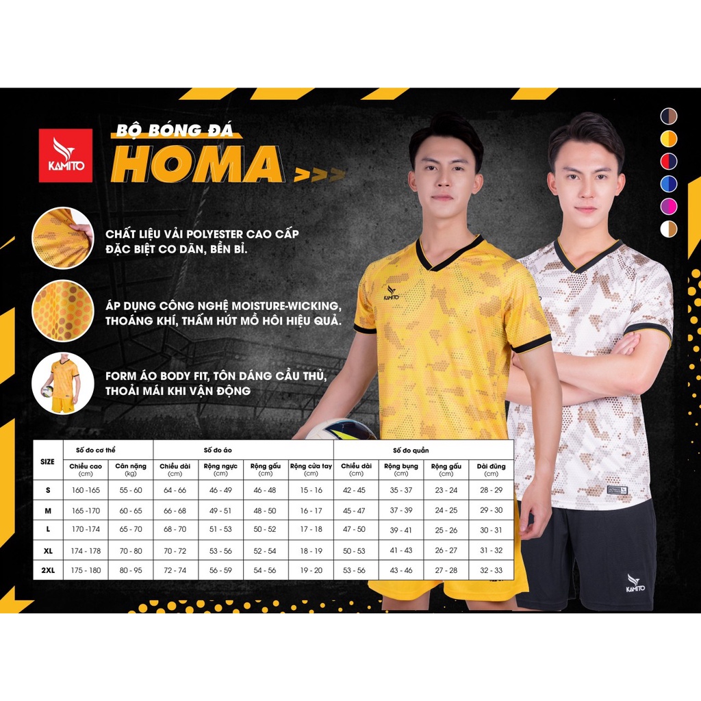 HÀNG HOT THỂ THAO BỘ QUẦN ÁO BÓNG ĐÁ HOMA