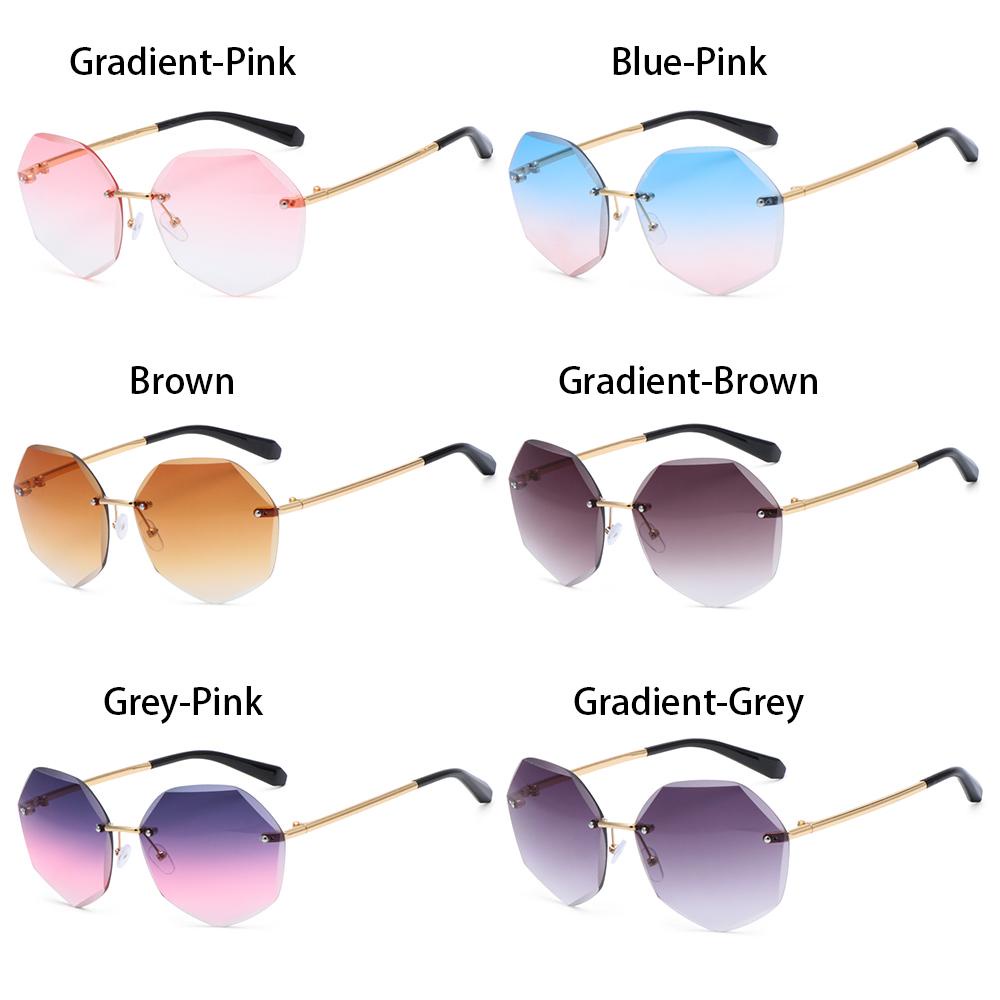 ESPO Kính Mát Không Gọng Chống Tia UV400 Phong Cách Vintage