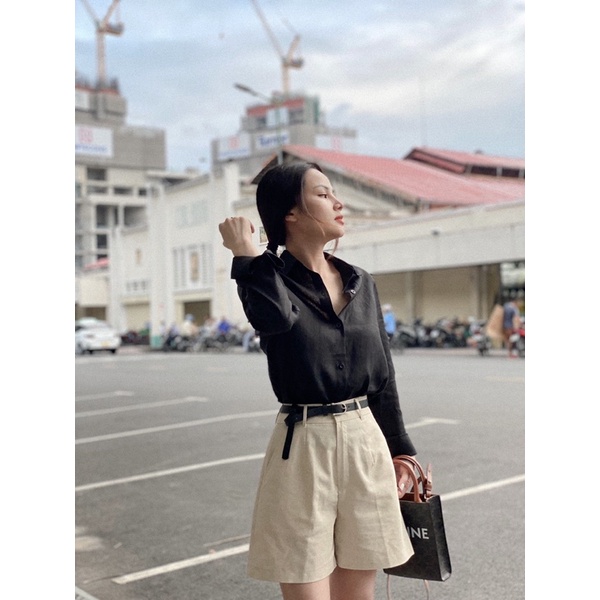 Áo Sơ Mi Linen Tưng Basic ( ảnh chính chủ )