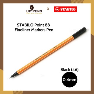 Bút line Stabilo Point 88 Fineliner Markers Pen – Màu đen (Black)