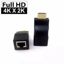 Bộ 4K HD Extender 30M nối dài HDMI chuẩn 4K bằng dây LAN 30m hỗ trợ phân giải 1080p- Loại Tốt