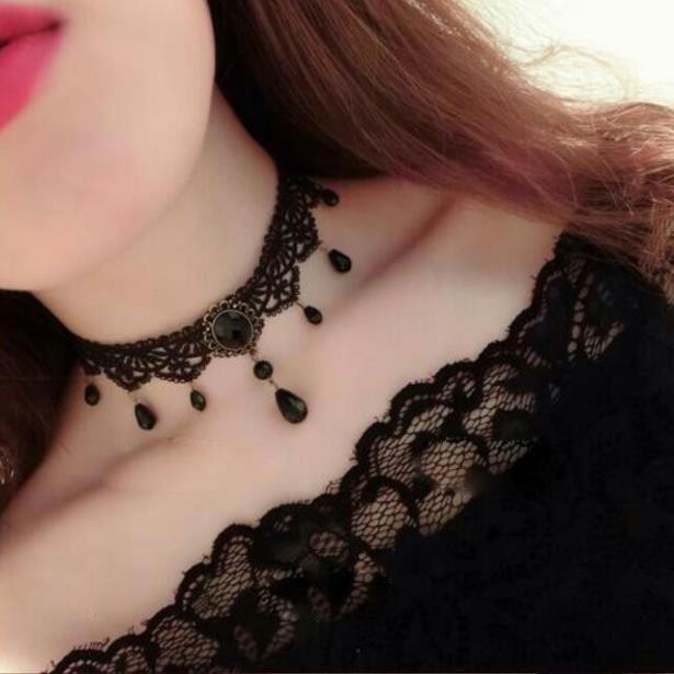 [THANH LÝ] Vòng Choker đính hạt kiểu dáng hàn quốc - Hà Nội