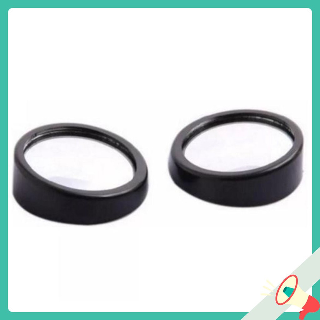 Bộ 2 gương phụ cầu lồi gắn gương chiếu hậu dành cho xe ô tô 7 - 9 Chỗ (Đen)