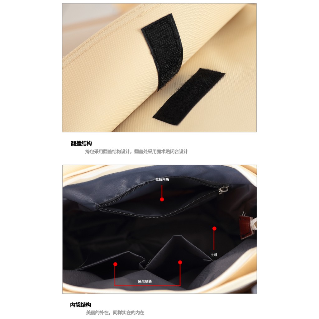 TÚI VẢI BÁC QUÂN NHẤT TIÊU BJYX - TÚI ĐEO CHÉO HÌNH VƯƠNG NHẤT BÁC X TIÊU CHIẾN TRẦN TÌNH LỆNH