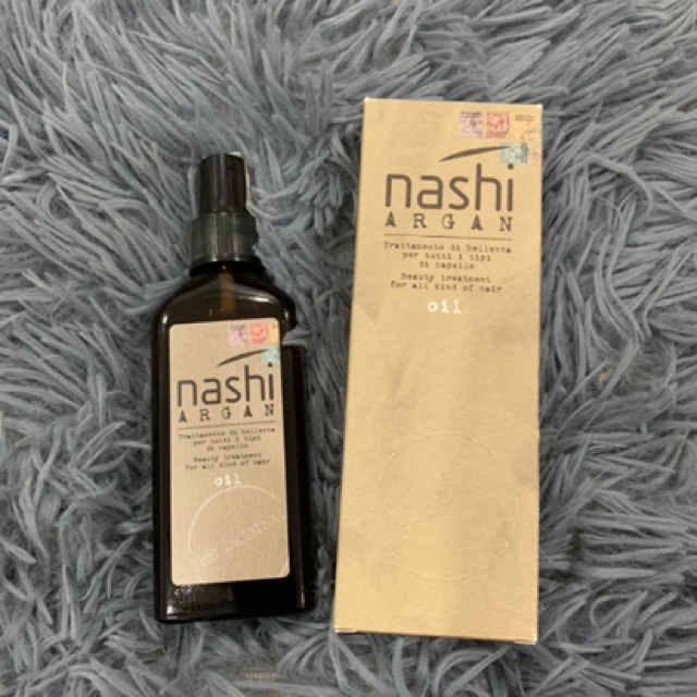 Tinh dầu dưỡng tóc phục hồi tóc hư tổn khô xơ chẻ ngọn Nashi Argan Oil 100ml