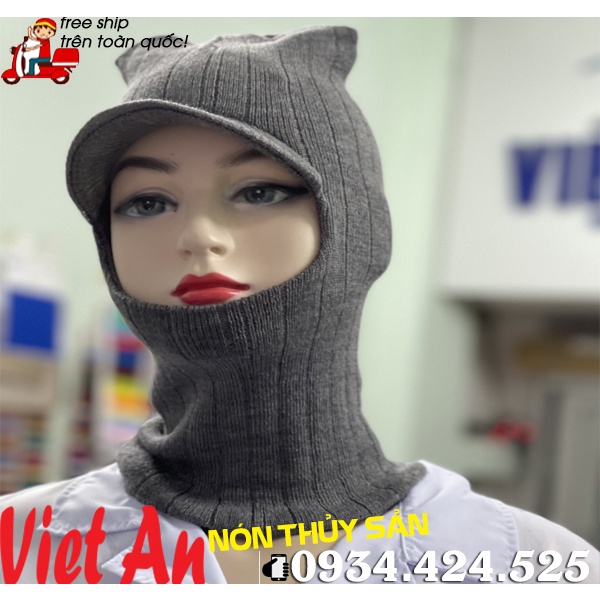 NÓN LEN KHO LẠNH XÁM ĐẬM _ HÌNH CHỤP THẬT