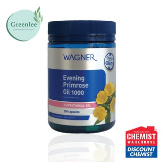 Tinh dầu hoa anh thảo Wagner Evening Primrose Oil 1000 đẹp da, chống lão hóa, cân bằng nội tiết tố