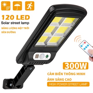 LED 300W Ánh sáng mặt trời Đèn pha ngoài trời năng lượng mặt trời với chống thấm nước từ xa